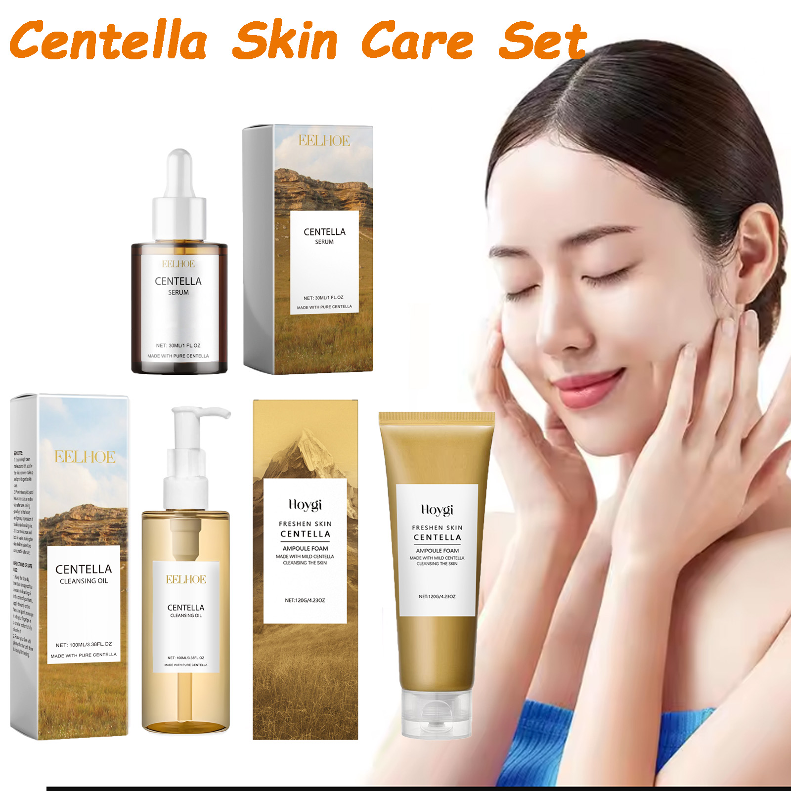 Korean Skincare Routine - Centella conjunto de cuidados com a