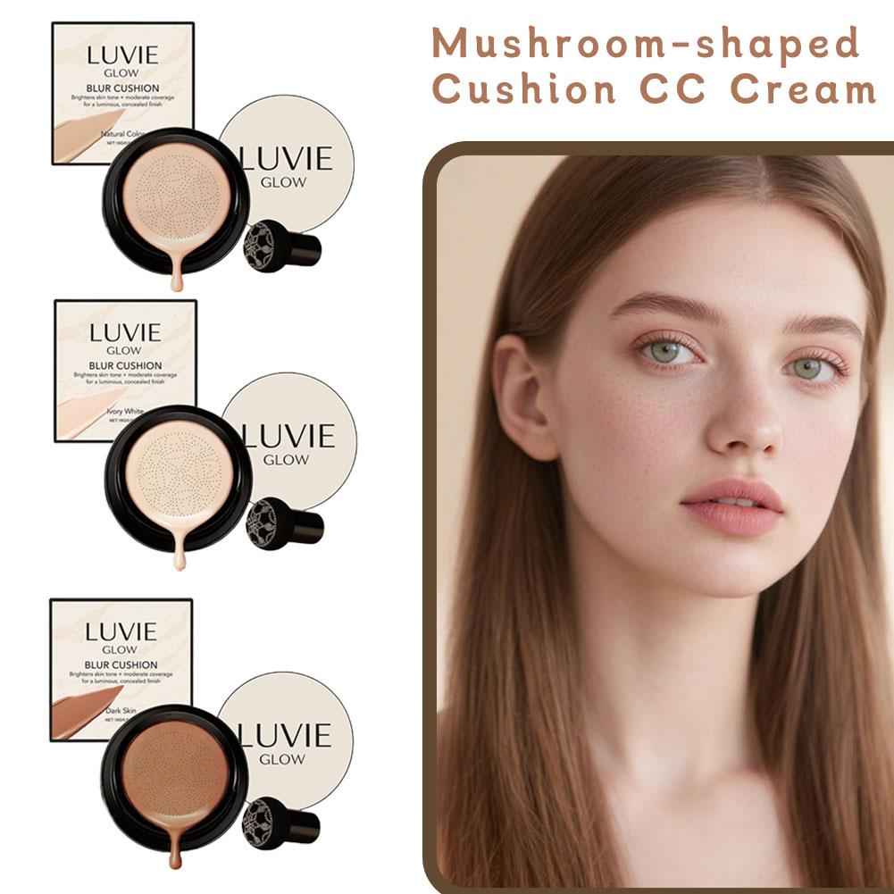 Bb Cushion Korean - Luvie brilho coreano cogumelo puff almofada