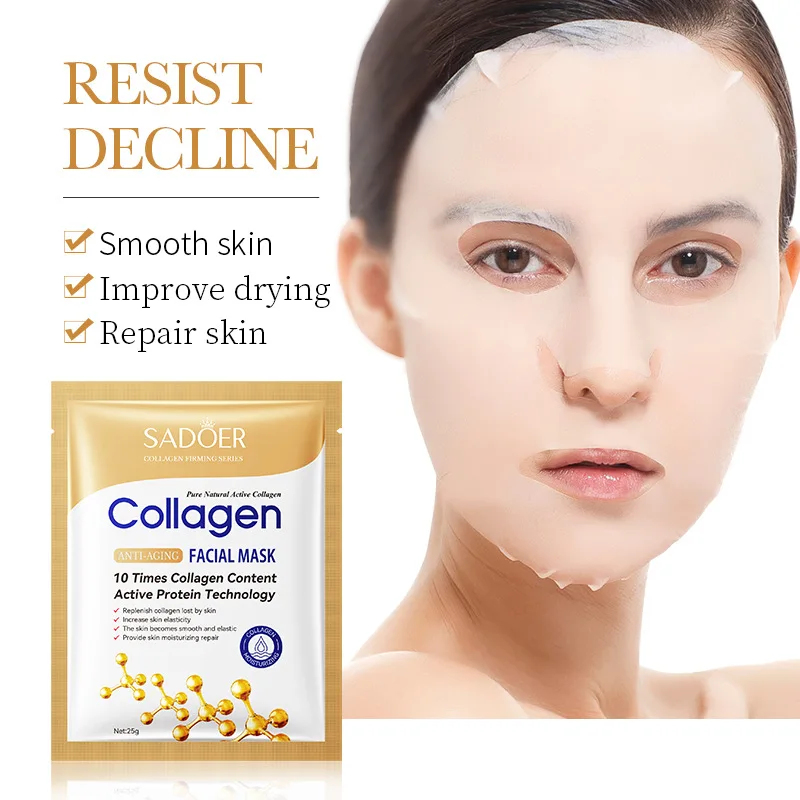 Máscara Facial de Colágeno SAD - Sheet Mask Collagen avaliação e preço