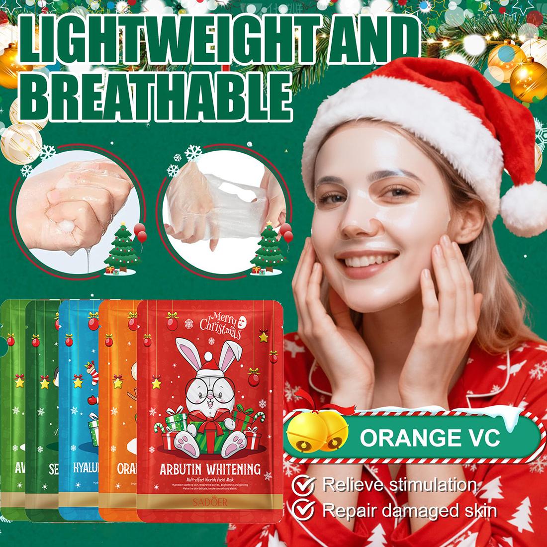 Série de natal máscaras faciai - Sheet Mask Collagen avaliação e preço
