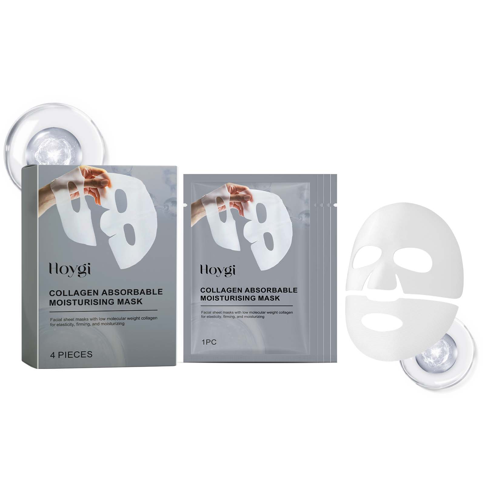 Máscara facial de colágeno, hi - Sheet Mask Collagen avaliação e preço