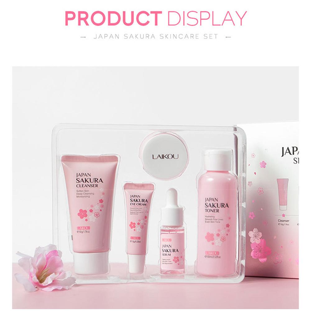 5/3 pçs/set sakura conjuntos d - Korean Skincare Routine avaliação e preço