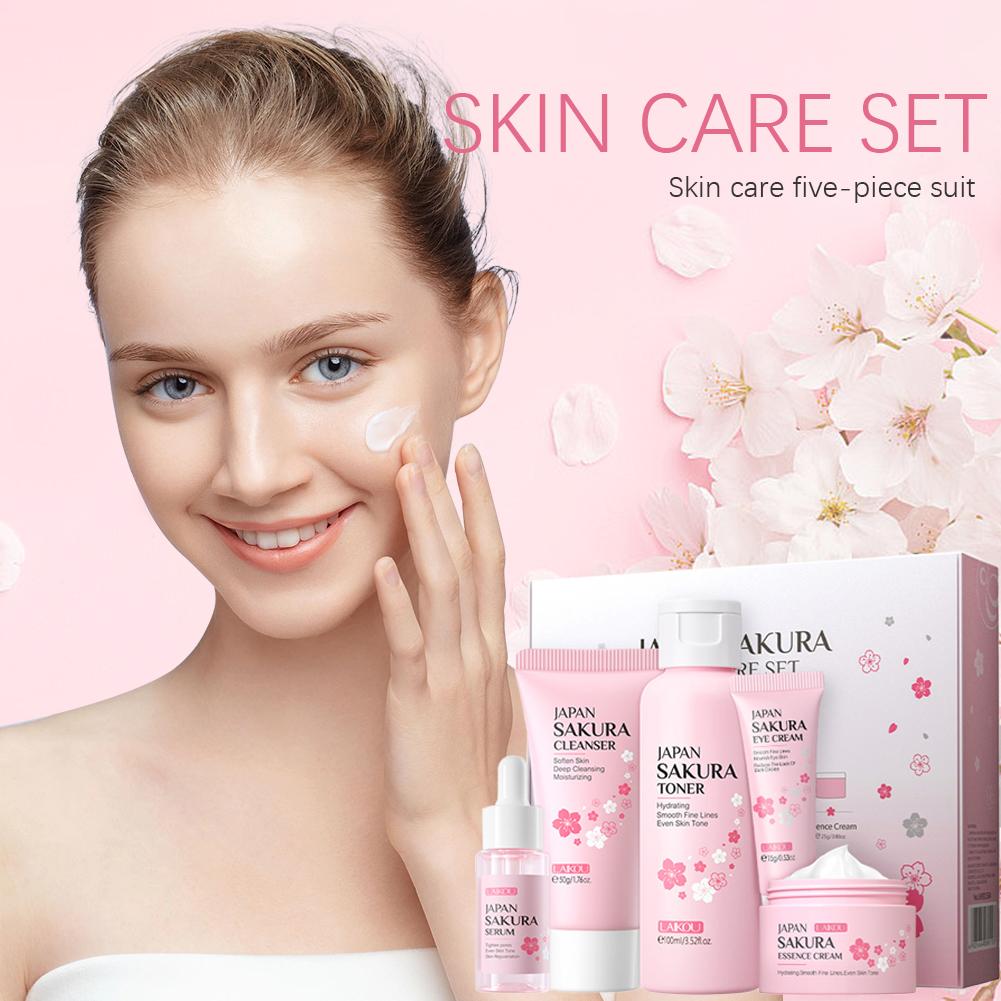 5/3 pçs/set sakura conjuntos d - Korean Skincare Routine avaliação e preço